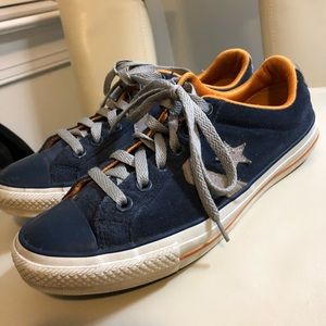 Converse Chucks low tops navy orange Ms6/Ws8 Eur39